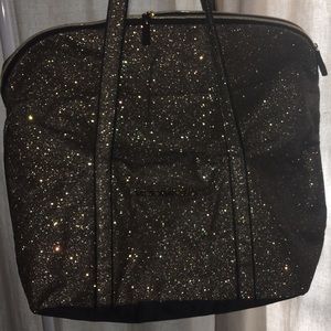 Gold Glitter Victoria Secret Tote